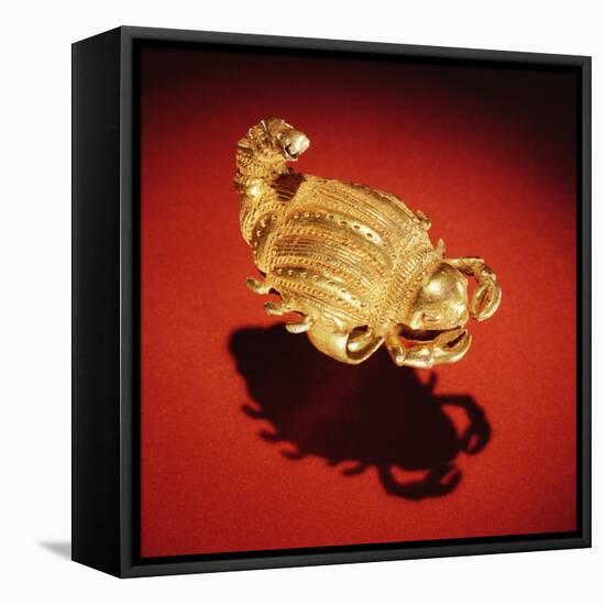 Asante Scorpion Ring, from Ghana (Gold)-African-Framed Stretched Canvas