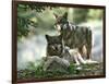 Asap Entertainment Plays with Wolves-Lionel Cironneau-Framed Photographic Print