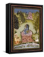 Asavari Ragini, the Fourth Wife of Shri Raga-null-Framed Stretched Canvas