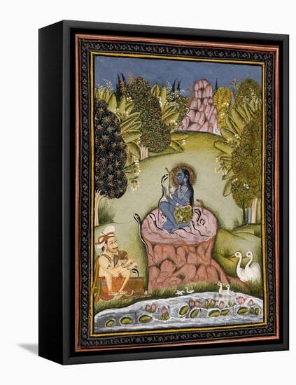 Asavari Ragini, the Fourth Wife of Shri Raga-null-Framed Stretched Canvas