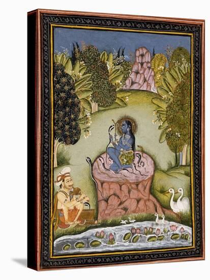 Asavari Ragini, the Fourth Wife of Shri Raga-null-Stretched Canvas