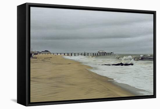 Asbury Park Beach, 1995-Max Ferguson-Framed Stretched Canvas