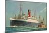 Ascania, Cunard White Star, 1920S-null-Mounted Giclee Print