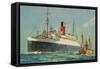 Ascania, Cunard White Star, 1920S-null-Framed Stretched Canvas