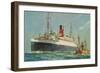 Ascania, Cunard White Star, 1920S-null-Framed Premium Giclee Print