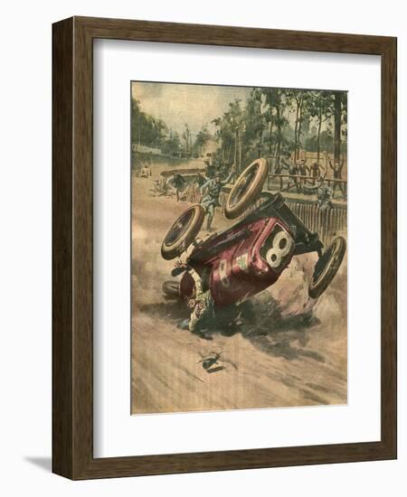 Ascari Killed-Alfredo Ortelli-Framed Art Print