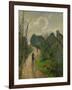 Ascending Path in Osny, 1883-Camille Pissarro-Framed Giclee Print