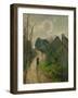 Ascending Path in Osny, 1883-Camille Pissarro-Framed Giclee Print