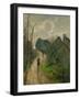 Ascending Path in Osny, 1883-Camille Pissarro-Framed Giclee Print