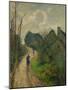 Ascending Path in Osny, 1883-Camille Pissarro-Mounted Giclee Print