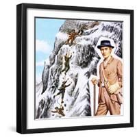 Ascending the Matterhorn in 1865: Success Followed by Disaster-John Keay-Framed Premium Giclee Print