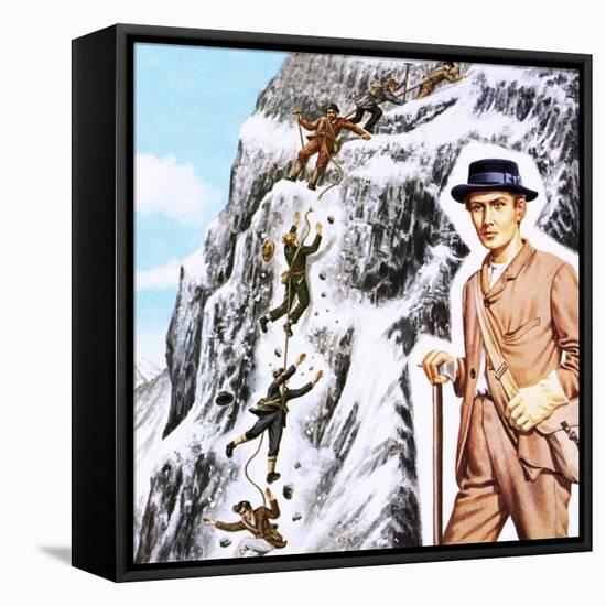 Ascending the Matterhorn in 1865: Success Followed by Disaster-John Keay-Framed Stretched Canvas