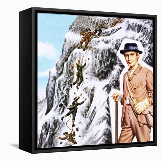 Ascending the Matterhorn in 1865: Success Followed by Disaster-John Keay-Framed Stretched Canvas