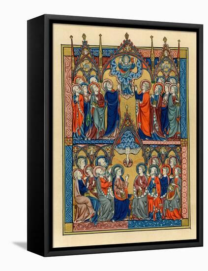 Ascension and Pentecost, 1290-1300-null-Framed Stretched Canvas