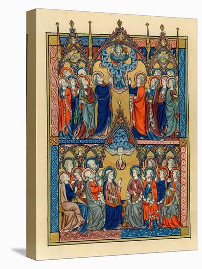 Ascension and Pentecost, 1290-1300-null-Stretched Canvas