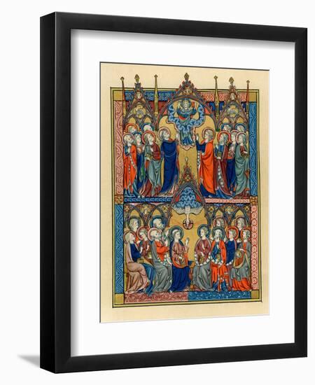 Ascension and Pentecost, 1290-1300-null-Framed Premium Giclee Print