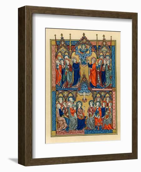 Ascension and Pentecost, 1290-1300-null-Framed Giclee Print