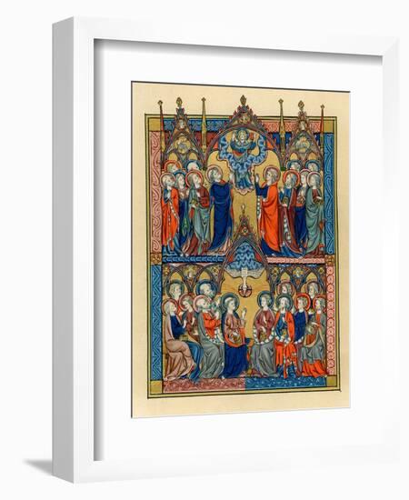 Ascension and Pentecost, 1290-1300-null-Framed Giclee Print