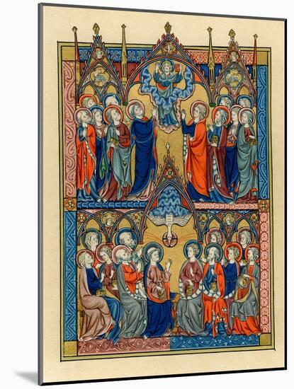 Ascension and Pentecost, 1290-1300-null-Mounted Giclee Print