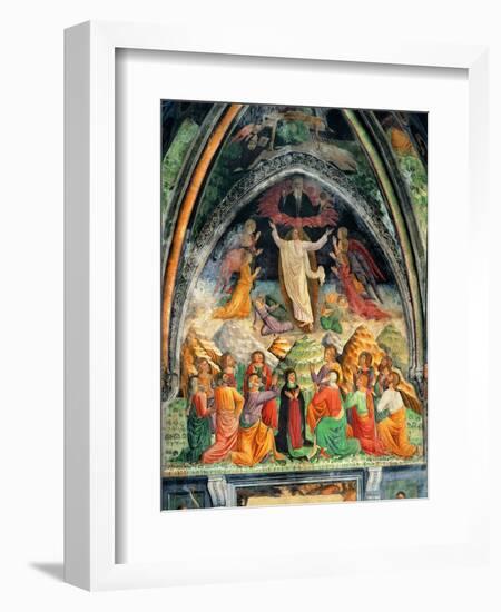 Ascension of Christ, 15th C, Church of Saint Francis-null-Framed Art Print