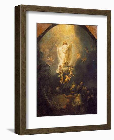 Ascension of Christ, 1636-Rembrandt van Rijn-Framed Giclee Print