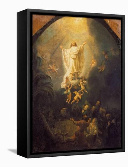 Ascension of Christ, 1636-Rembrandt van Rijn-Framed Stretched Canvas