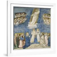 Ascension of Christ, Detail from Life and Passion of Christ, 1303-1305-null-Framed Giclee Print