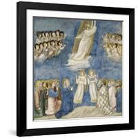 Ascension of Christ, Detail from Life and Passion of Christ, 1303-1305-null-Framed Giclee Print