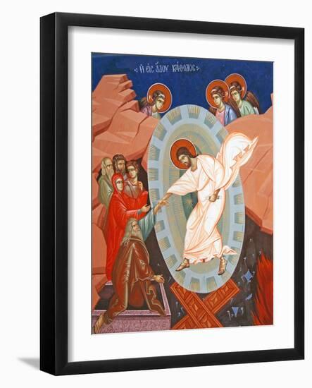 Ascension of Christ; Kykkos Monastery Mural, Cyprus-null-Framed Giclee Print
