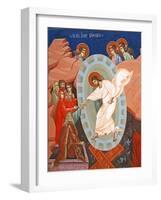 Ascension of Christ; Kykkos Monastery Mural, Cyprus-null-Framed Giclee Print