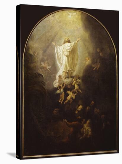 Ascension of Christ-Rembrandt van Rijn-Stretched Canvas