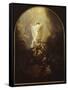 Ascension of Christ-Rembrandt van Rijn-Framed Stretched Canvas