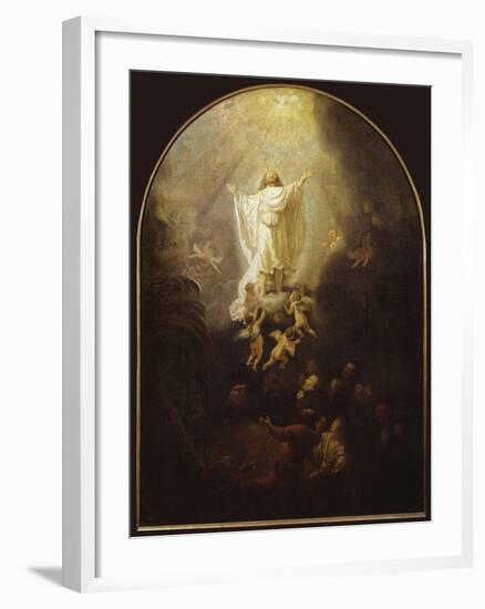 Ascension of Christ-Rembrandt van Rijn-Framed Giclee Print