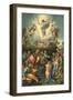 Ascension of Jesus into Heaven-null-Framed Art Print