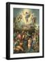 Ascension of Jesus into Heaven-null-Framed Art Print