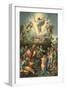 Ascension of Jesus into Heaven-null-Framed Art Print