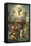 Ascension of Jesus into Heaven-null-Framed Stretched Canvas