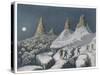 Ascent Mont Blanc-null-Stretched Canvas