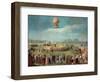 Ascent of a Balloon in the Presence of the Court of Charles IV, Ca. 1783-Antonio Carnicero-Framed Giclee Print