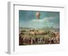 Ascent of a Balloon in the Presence of the Court of Charles IV, Ca. 1783-Antonio Carnicero-Framed Giclee Print