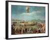 Ascent of a Balloon in the Presence of the Court of Charles IV, Ca. 1783-Antonio Carnicero-Framed Giclee Print