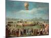 Ascent of a Balloon in the Presence of the Court of Charles IV, Ca. 1783-Antonio Carnicero-Mounted Giclee Print