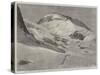 Ascent of Mont Blanc, M Bisson's Photographic Expedition Leaving the Station of the Grand Mulets-null-Stretched Canvas