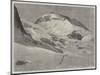 Ascent of Mont Blanc, M Bisson's Photographic Expedition Leaving the Station of the Grand Mulets-null-Mounted Giclee Print