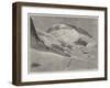 Ascent of Mont Blanc, M Bisson's Photographic Expedition Leaving the Station of the Grand Mulets-null-Framed Giclee Print