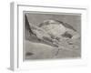 Ascent of Mont Blanc, M Bisson's Photographic Expedition Leaving the Station of the Grand Mulets-null-Framed Giclee Print