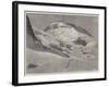 Ascent of Mont Blanc, M Bisson's Photographic Expedition Leaving the Station of the Grand Mulets-null-Framed Giclee Print