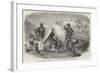 Ascent of Mont Blanc Without Guides, Night Encampment on the Snow-null-Framed Giclee Print