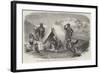 Ascent of Mont Blanc Without Guides, Night Encampment on the Snow-null-Framed Giclee Print