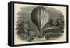 Ascent of Mr Green's Balloon on Wednesday Night; Vauxhall Gardens, London-null-Framed Stretched Canvas